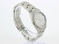 Heren polshorloge, rolex, oyster perpetual datejust, witte wijzerplaat, 1982 - afbeelding 5 van  9