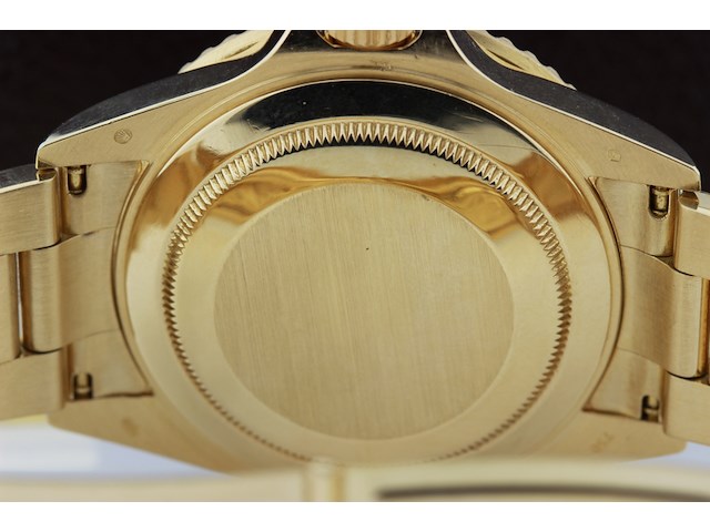Heren polshorloge, rolex, oyster perpetual submariner, champagne wijzerplaat, 2005 - afbeelding 12 van  15