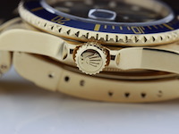 Heren polshorloge, rolex, oyster perpetual submariner, champagne wijzerplaat, 2005 - afbeelding 13 van  15