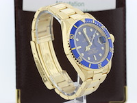 Heren polshorloge, rolex, oyster perpetual submariner, champagne wijzerplaat, 2005 - afbeelding 2 van  15