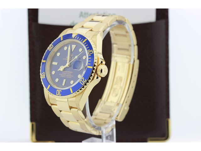 Heren polshorloge, rolex, oyster perpetual submariner, champagne wijzerplaat, 2005 - afbeelding 3 van  15