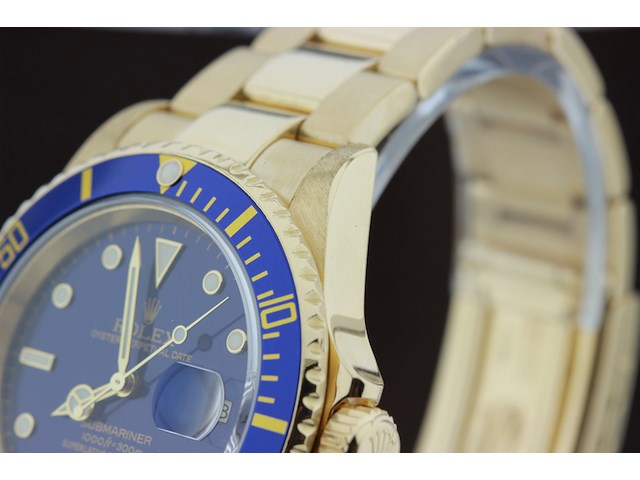 Heren polshorloge, rolex, oyster perpetual submariner, champagne wijzerplaat, 2005 - afbeelding 4 van  15