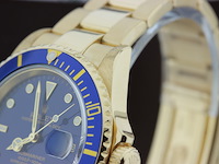 Heren polshorloge, rolex, oyster perpetual submariner, champagne wijzerplaat, 2005 - afbeelding 4 van  15