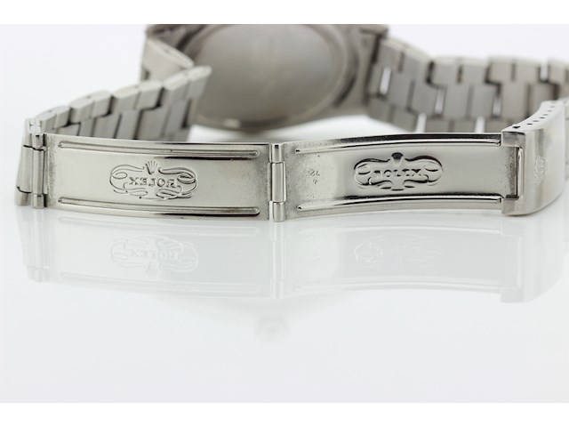 Heren polshorloge rolex, oysterdate precision, blauwe wijzerplaat, bouwjaar 1985 - afbeelding 6 van  9