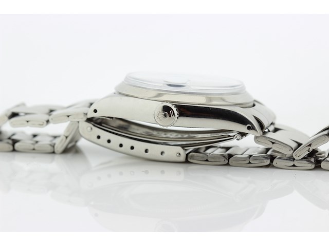 Heren polshorloge rolex, oysterdate precision, blauwe wijzerplaat, bouwjaar 1985 - afbeelding 9 van  9