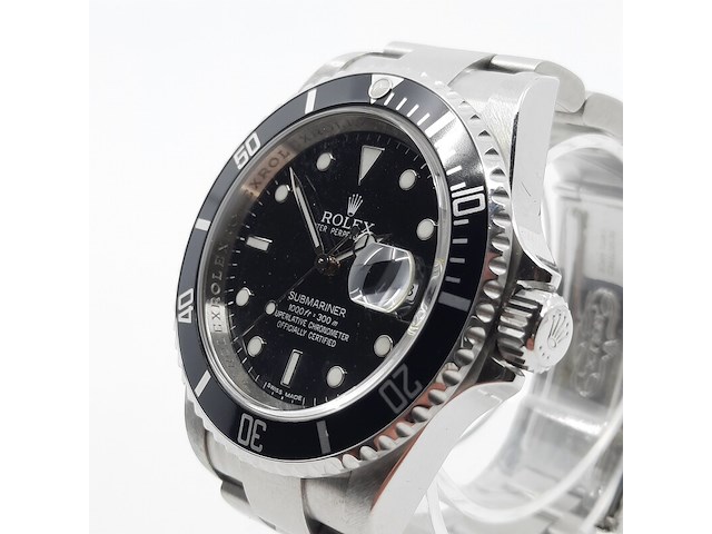 Heren polshorloge, rolex, submariner date 16610t - afbeelding 2 van  37