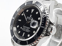 Heren polshorloge, rolex, submariner date 16610t - afbeelding 2 van  37
