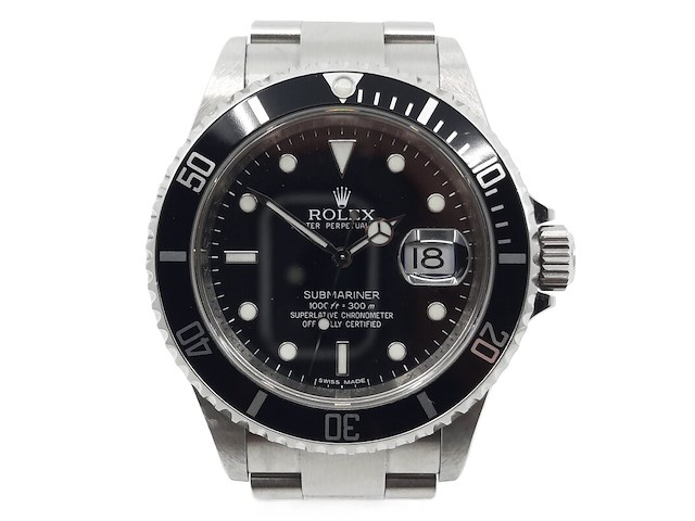 Heren polshorloge, rolex, submariner date 16610t - afbeelding 1 van  37