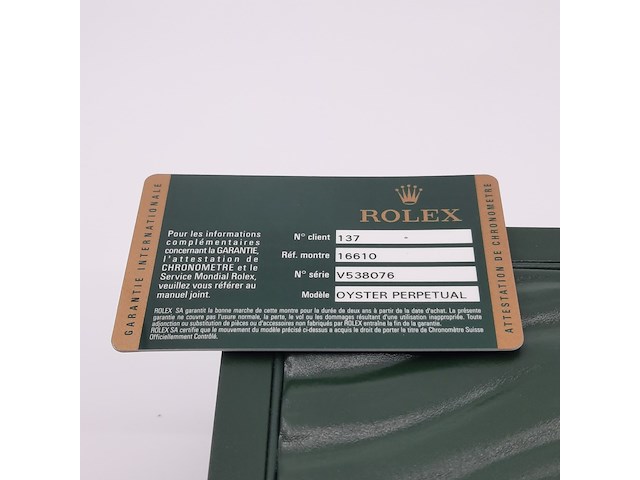 Heren polshorloge, rolex, submariner date 16610t - afbeelding 29 van  37