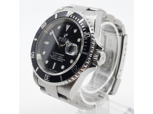 Heren polshorloge, rolex, submariner date 16610t - afbeelding 23 van  37
