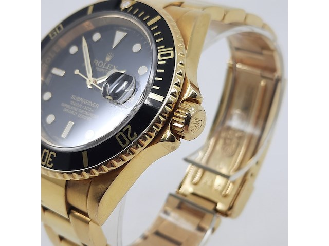 Heren polshorloge, rolex, submariner date 16618 t - afbeelding 3 van  27