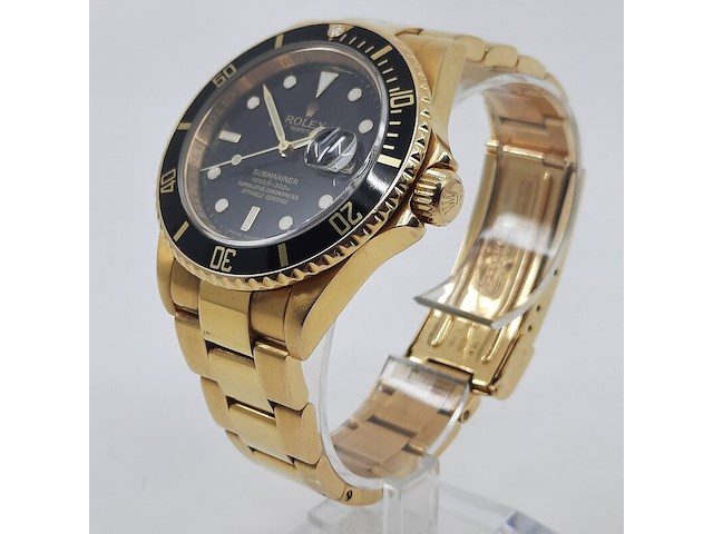 Heren polshorloge, rolex, submariner date 16618 t - afbeelding 21 van  27