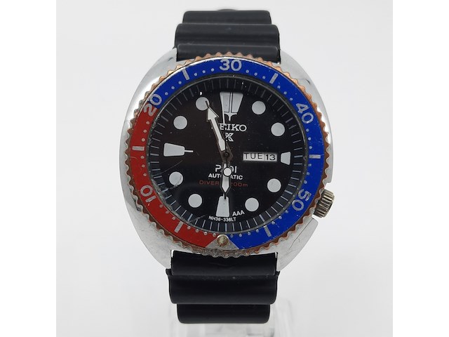 Heren polshorloge, seiko, diver - afbeelding 1 van  16