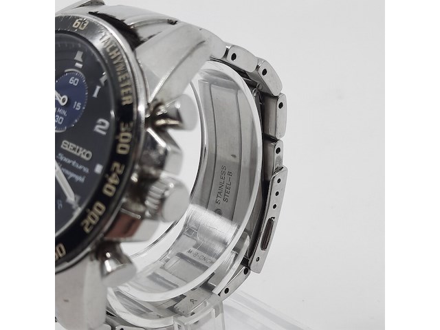 Heren polshorloge, seiko, sportura chronograph 7t62 - afbeelding 2 van  17