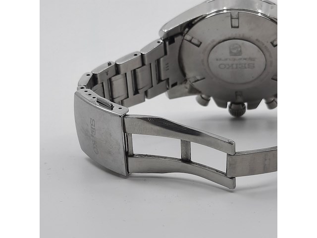 Heren polshorloge, seiko, sportura chronograph 7t62 - afbeelding 4 van  17