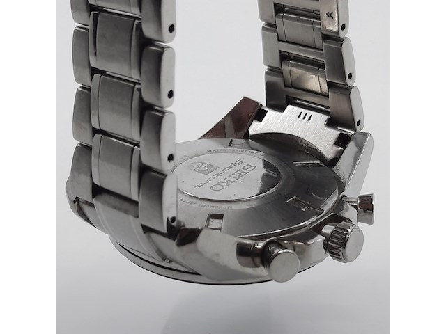 Heren polshorloge, seiko, sportura chronograph 7t62 - afbeelding 7 van  17