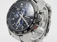 Heren polshorloge, seiko, sportura chronograph 7t62 - afbeelding 10 van  17