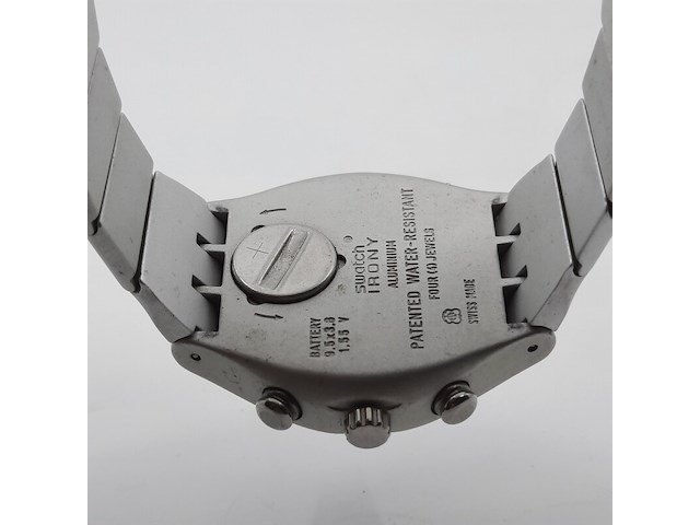 Heren polshorloge, swatch, irony - afbeelding 4 van  16