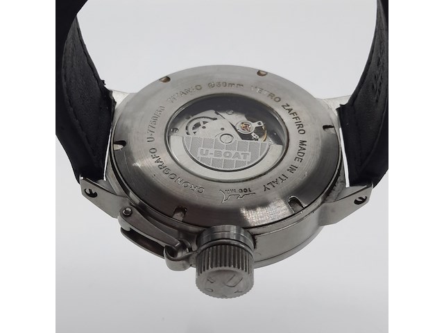 Heren polshorloge, u-boat, u-7750/50 - afbeelding 6 van  15