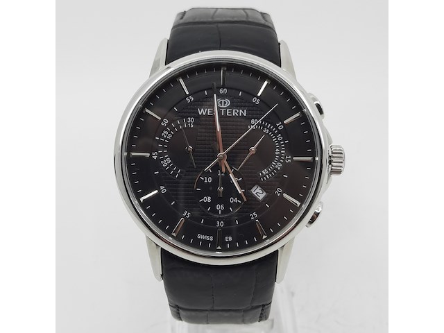 Heren polshorloge, western, chrono - afbeelding 1 van  17