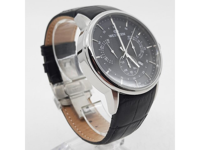 Heren polshorloge, western, chrono - afbeelding 16 van  17