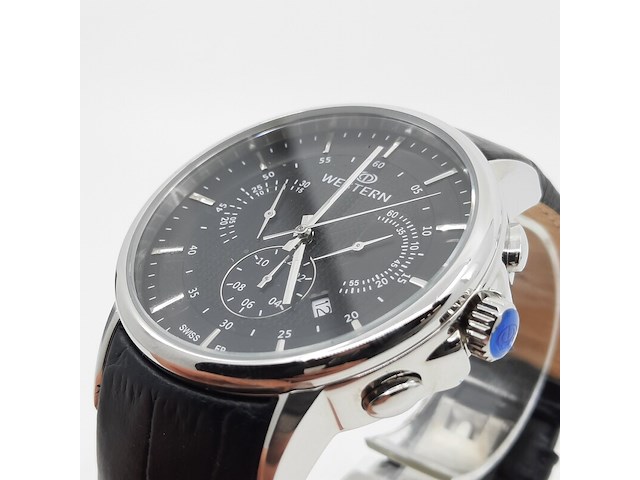Heren polshorloge, western, chrono - afbeelding 17 van  17
