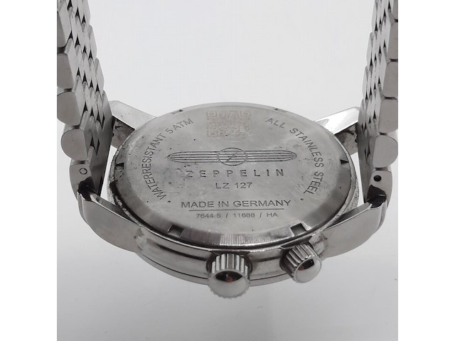 Heren polshorloge, zeppelin, dual time lz127 - afbeelding 7 van  18