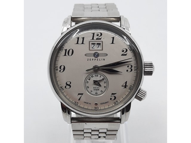Heren polshorloge, zeppelin, dual time lz127 - afbeelding 1 van  18