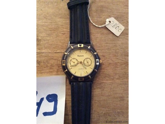 Heren uurwerk saxon oud/nieuw - afbeelding 2 van  3