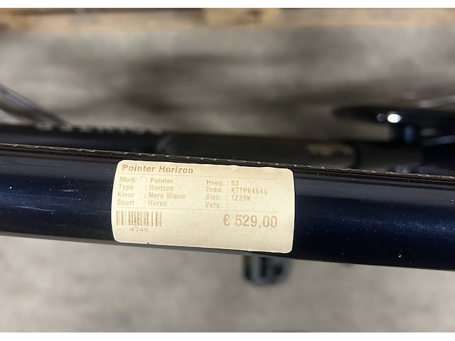 Herenfiets hoogte 53 pointer, horizon, nero blauw - afbeelding 3 van  11