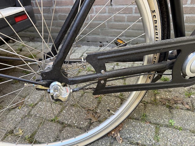 Herenfiets pointer met krattenrek. - afbeelding 6 van  9