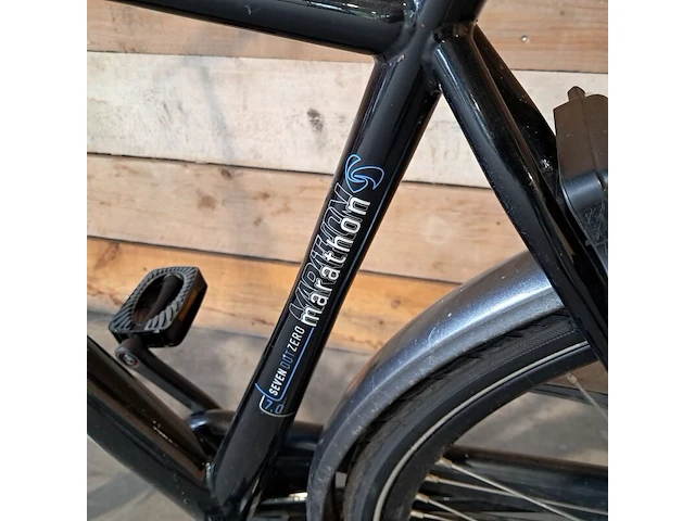 Herenfiets, sparta, marathon, zwart - afbeelding 17 van  17
