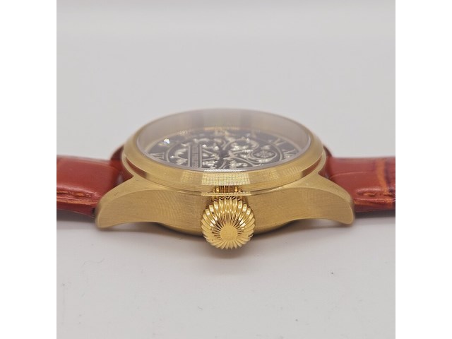 Herenhorloge - antiek patek philippe uurwerk - horologisch kunstwerk - afbeelding 2 van  10