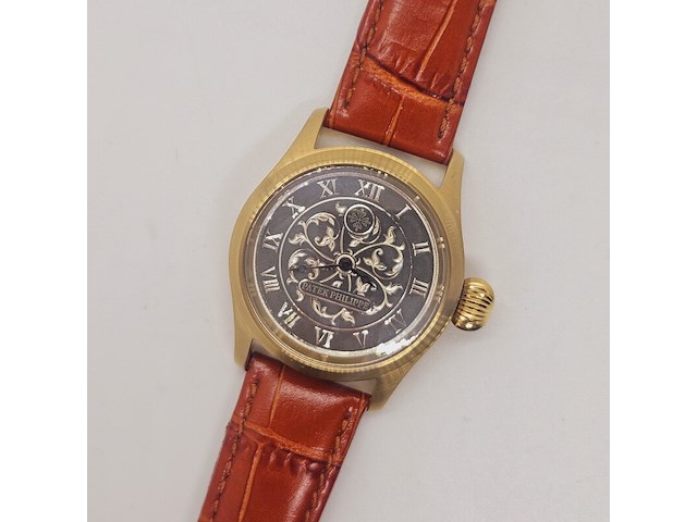 Herenhorloge - antiek patek philippe uurwerk - horologisch kunstwerk - afbeelding 5 van  10