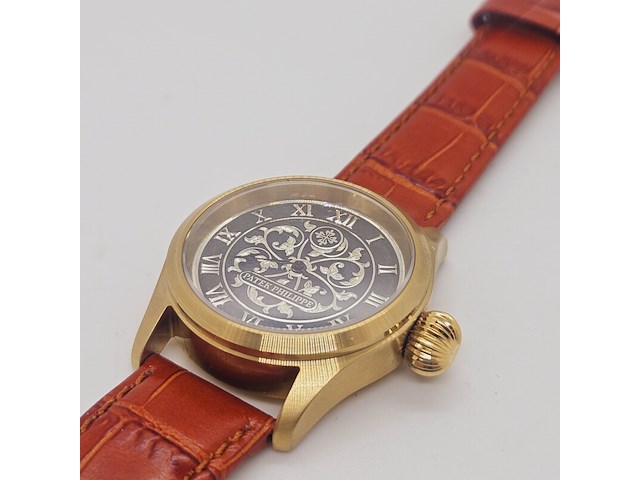 Herenhorloge - antiek patek philippe uurwerk - horologisch kunstwerk - afbeelding 10 van  10