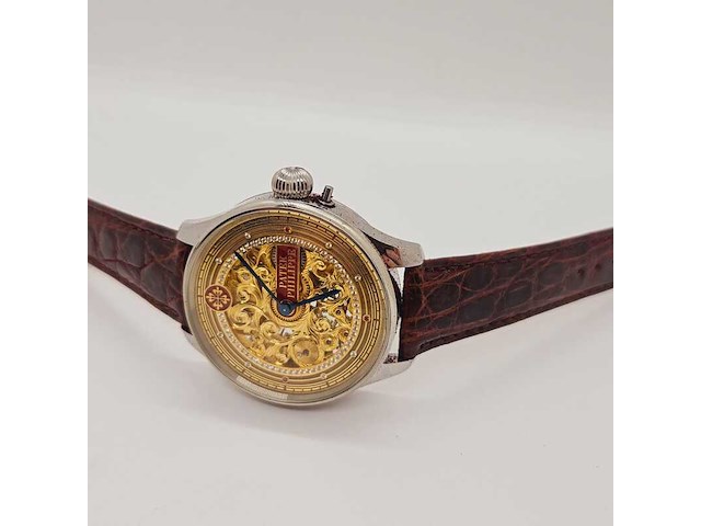 Herenhorloge - antiek patek phillipe uurwerk - horologisch kunstwerk - afbeelding 6 van  11