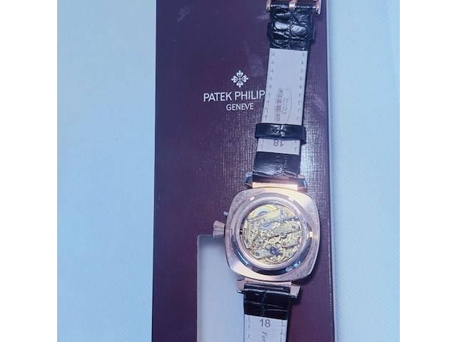 Herenhorloge - antiek patek phillipe uurwerk - horologisch kunstwerk - afbeelding 3 van  11