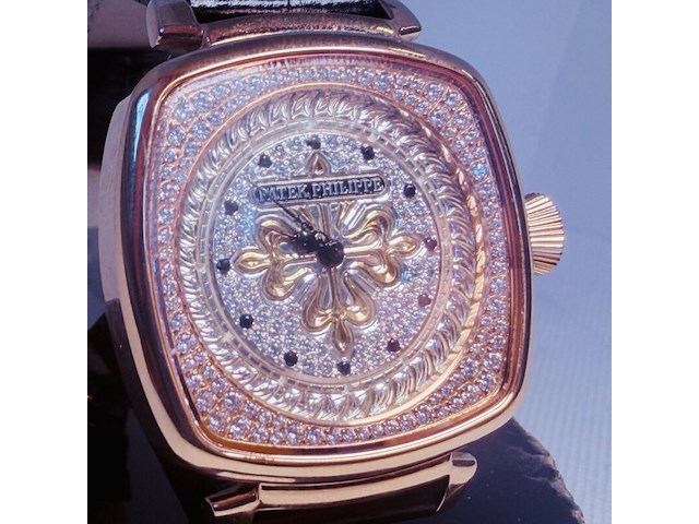 Herenhorloge - antiek patek phillipe uurwerk - horologisch kunstwerk - afbeelding 4 van  11