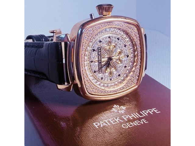 Herenhorloge - antiek patek phillipe uurwerk - horologisch kunstwerk - afbeelding 5 van  11