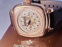 Herenhorloge - antiek patek phillipe uurwerk - horologisch kunstwerk - afbeelding 6 van  11