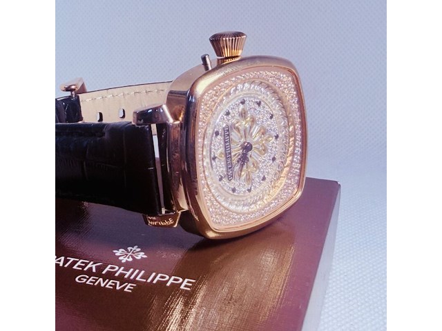 Herenhorloge - antiek patek phillipe uurwerk - horologisch kunstwerk - afbeelding 8 van  11