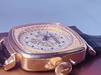 Herenhorloge - antiek patek phillipe uurwerk - horologisch kunstwerk - afbeelding 10 van  11