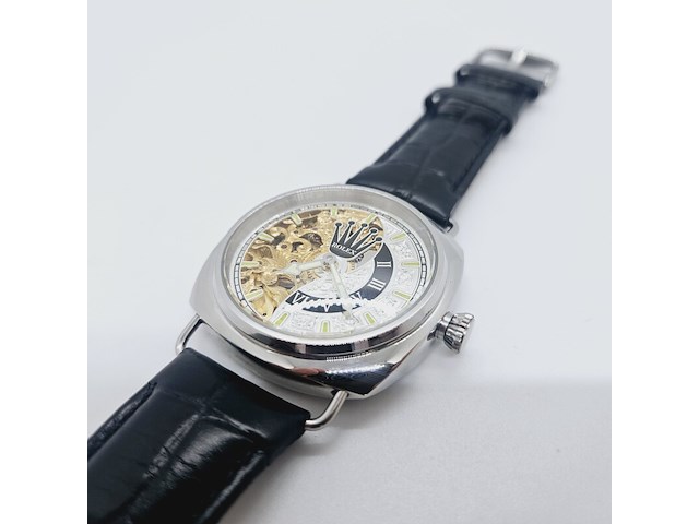 Herenhorloge - antiek rolex uurwerk - horologisch kunstwerk - afbeelding 4 van  10