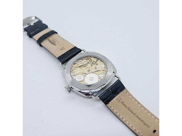 Herenhorloge - antiek rolex uurwerk - horologisch kunstwerk - afbeelding 9 van  10