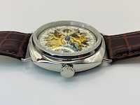 Herenhorloge - antiek rolex uurwerk - horologisch kunstwerk - afbeelding 5 van  7