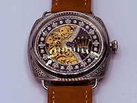 Herenhorloge - antiek rolex uurwerk - horologisch kunstwerk - afbeelding 2 van  8