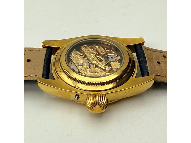 Herenhorloge - patek phillipe horlogisch kunstwerk - antiek zwitsers uurwerk - afbeelding 2 van  14