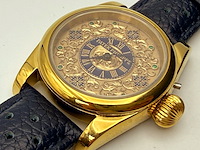 Herenhorloge - patek phillipe horlogisch kunstwerk - antiek zwitsers uurwerk - afbeelding 7 van  14