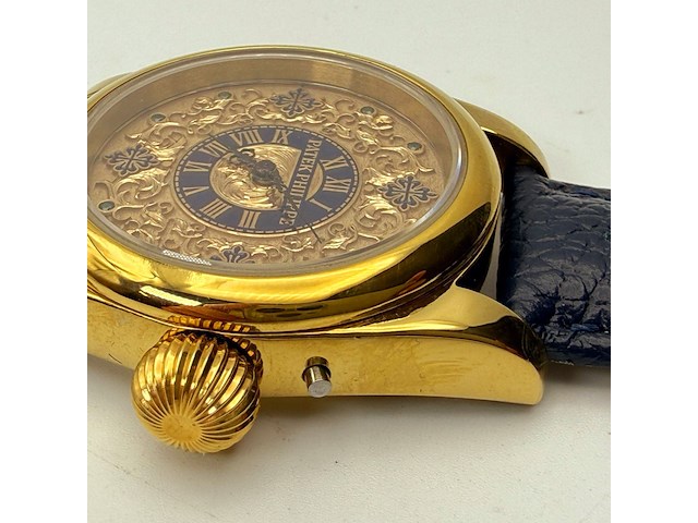 Herenhorloge - patek phillipe horlogisch kunstwerk - antiek zwitsers uurwerk - afbeelding 9 van  14