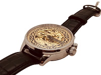 Herenhorloge - patek phillipe horlogisch kunstwerk - antiek zwitsers uurwerk - afbeelding 2 van  7